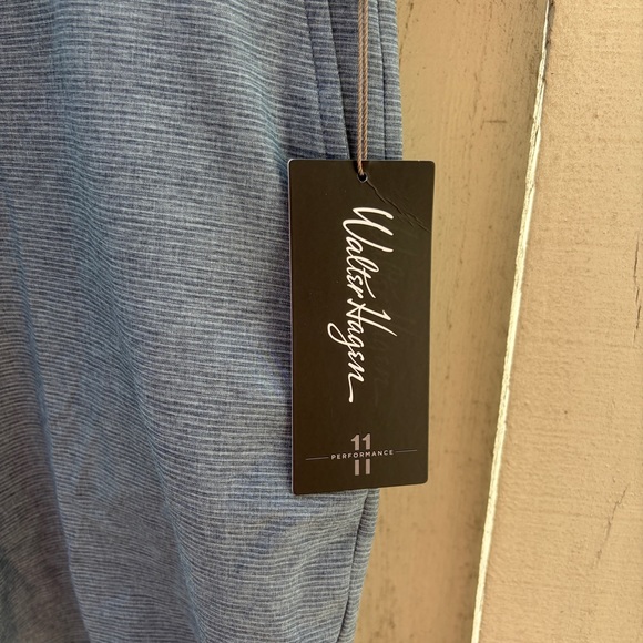 Walter Hagen Blue Heathered Performance Shorts - Picture 2 of 6